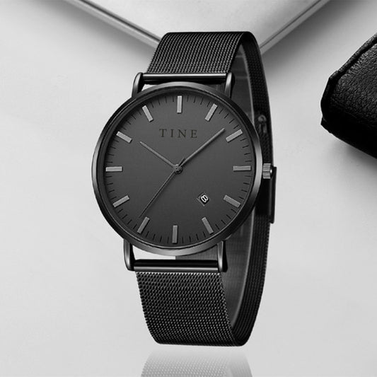 Black Decent Steel Watch - Drazelle Store