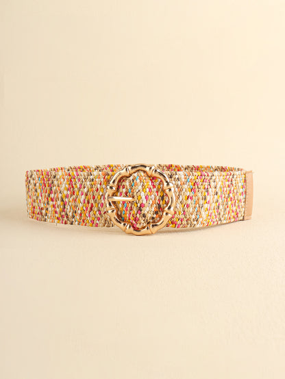 Multicolored Wide Belt - Drazelle Store