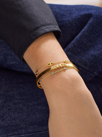 Gold-Plated Titanium Steel Bracelet - Drazelle Store