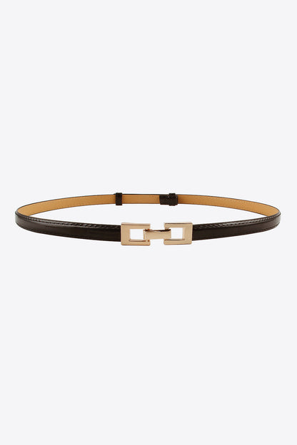 PU Skinny Belt - Drazelle Store