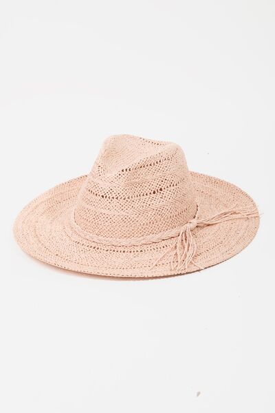 Fame Braided Rope Straw Hat - Drazelle Store