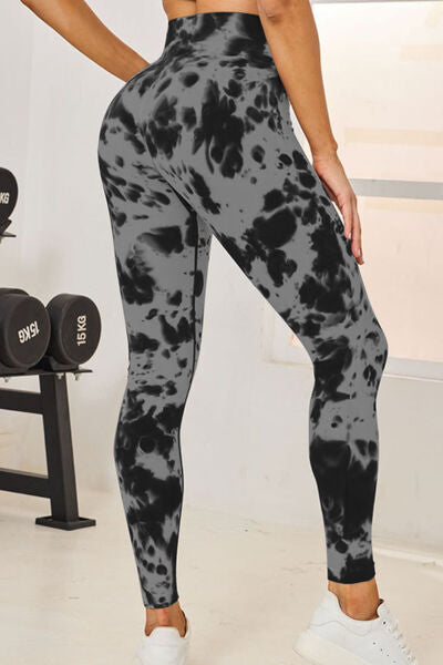 Tie-Dye High Waist Active Leggings - Drazelle Store