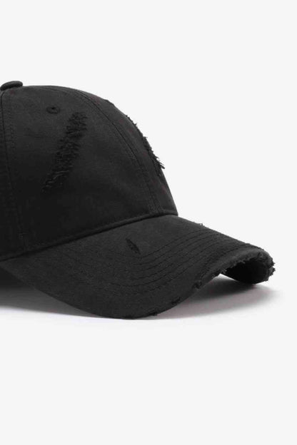 Distressed Adjustable Baseball Cap - Drazelle Store