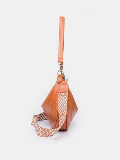 PU Leather Removable Strap Crossbody Bag - Drazelle Store