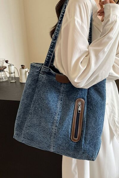 Denim Tote Bag - Drazelle Store