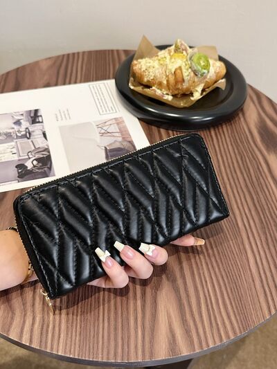 PU Leather Solid Color Wallet - Drazelle Store