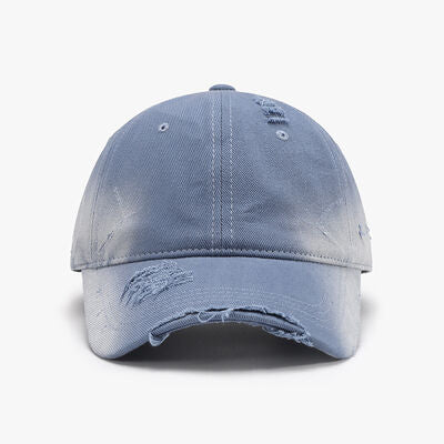 Distressed Adjustable Cotton Hat - Drazelle Store