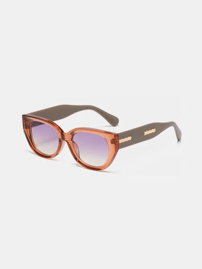 Cat Eye Polycarbonate Frame Sunglasses - Drazelle Store