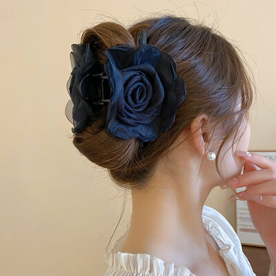 Flower Acrylic Hair Claw Clip - Drazelle Store