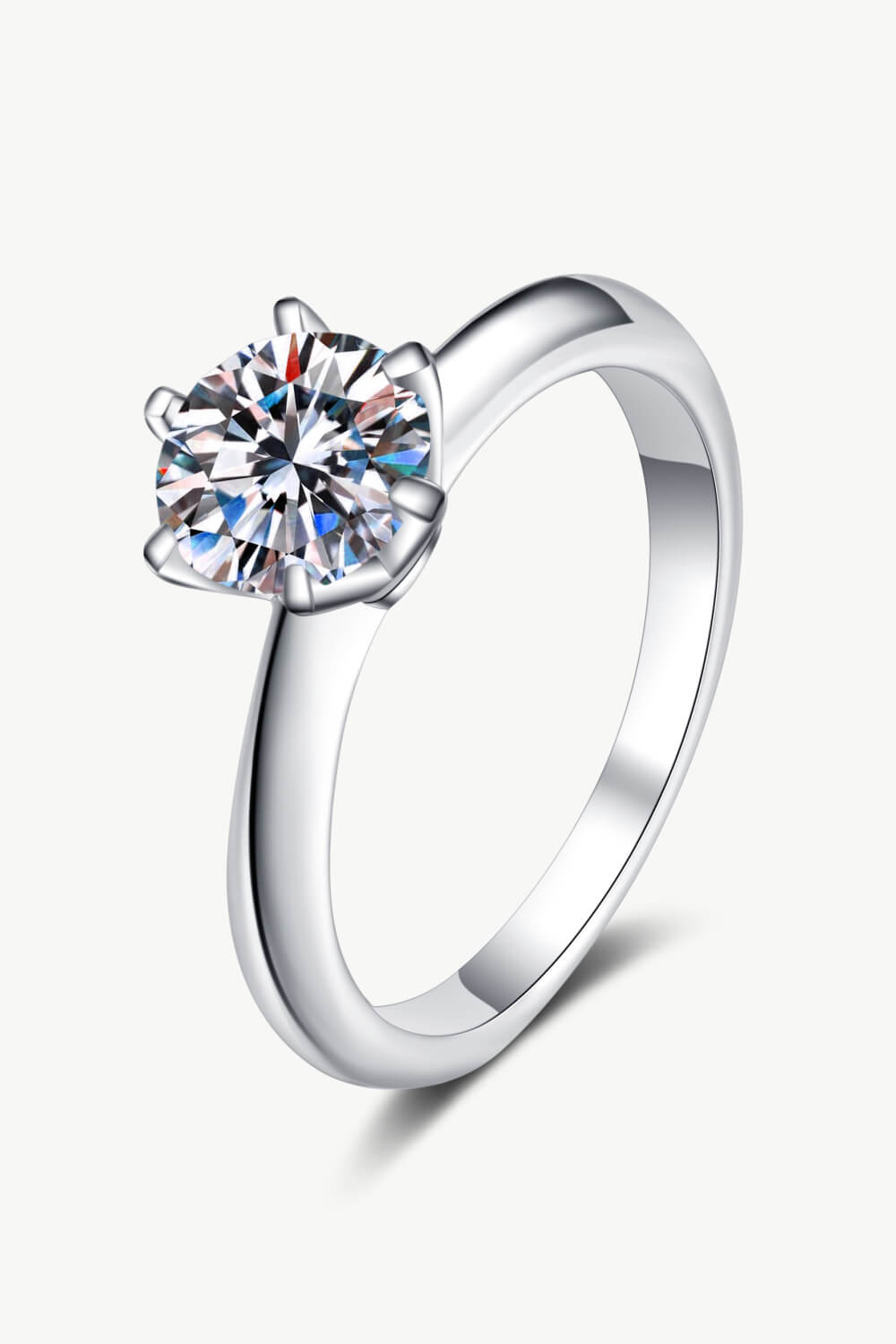 1.5 Carat Moissanite 925 Sterling Silver Ring - Drazelle Store