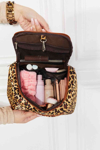 Printed Makeup Bag with Strap - Drazelle Store