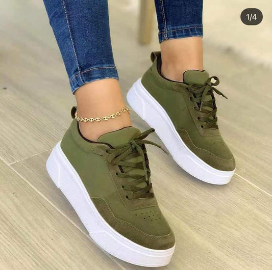 Thick Bottom Mesh Sneakers - Drazelle Store