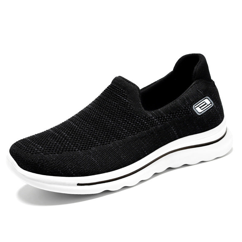 Women's Breathable Middle-aged Slip-on Sneakers - Drazelle Store