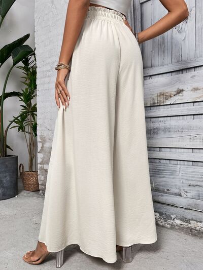 Honey Tied High Waist Wide Leg Pants - Drazelle Store