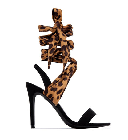 Leopard Print High Heels - Drazelle Store