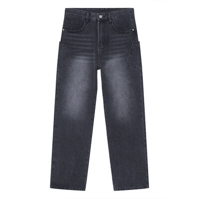 Wide Leg Men's Jeans with Pockets - Drazelle Store