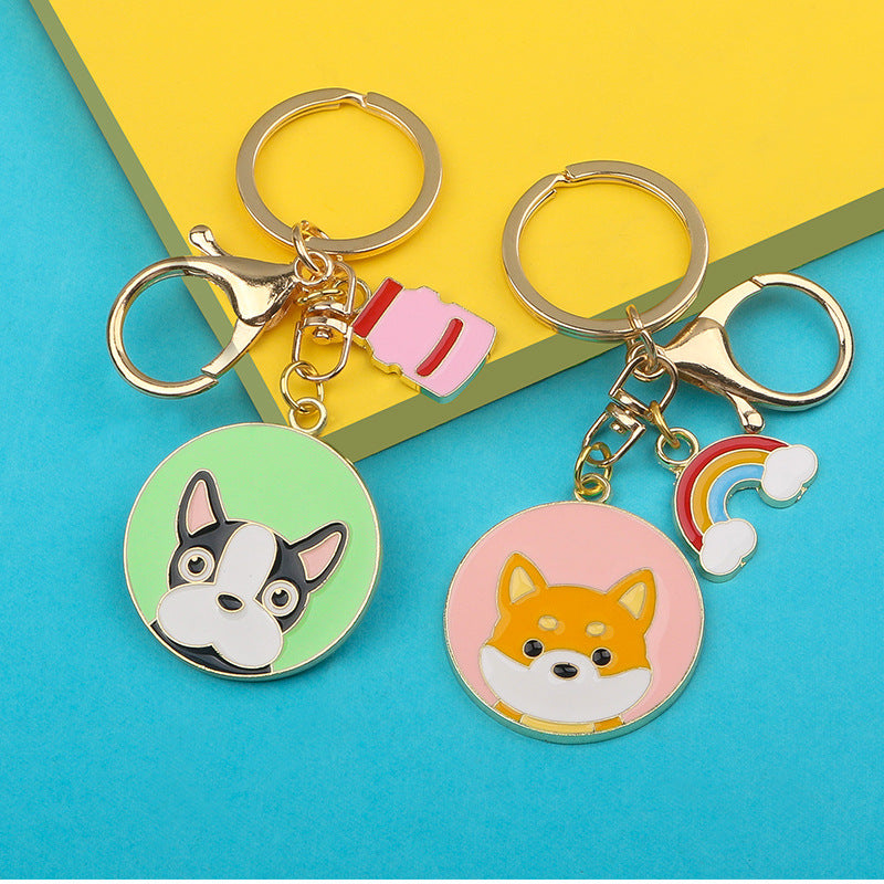 Couple's Exquisite Personality Pendant Keychain - Drazelle Store
