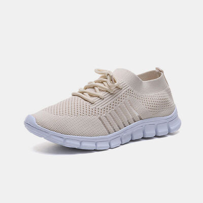 Breathable Mesh Lace Up Sneakers - Drazelle Store