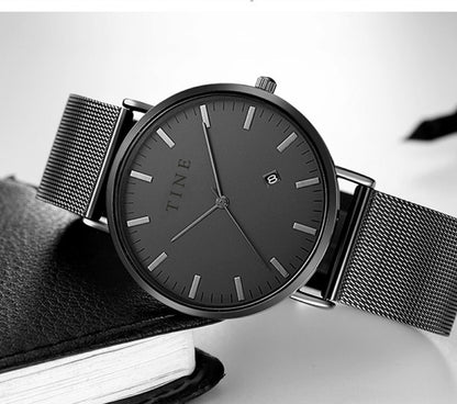 Black Decent Steel Watch - Drazelle Store