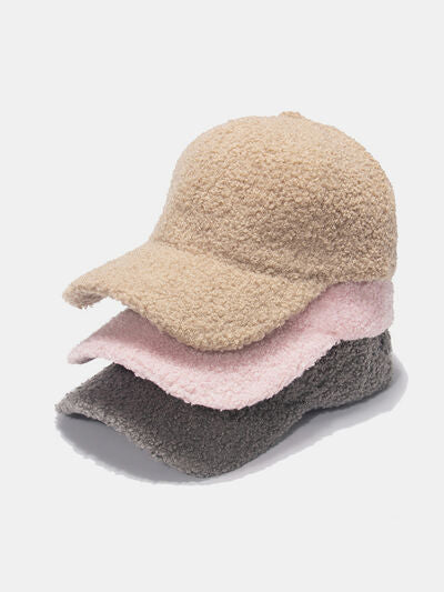 Sherpa Solid Color Baseball Cap - Drazelle Store