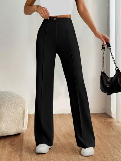 High Waist Wide Leg Pants - Drazelle Store