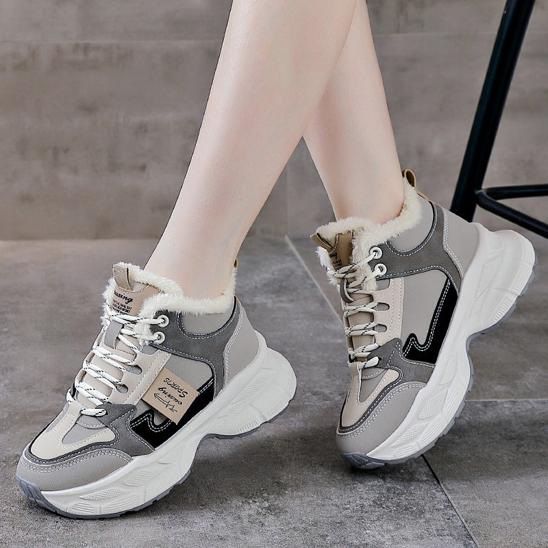 Winter Thermal Fleece-lined Sneakers - Drazelle Store