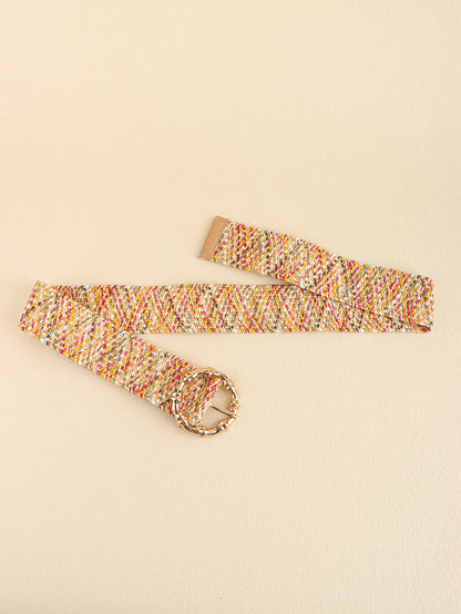 Multicolored Wide Belt - Drazelle Store