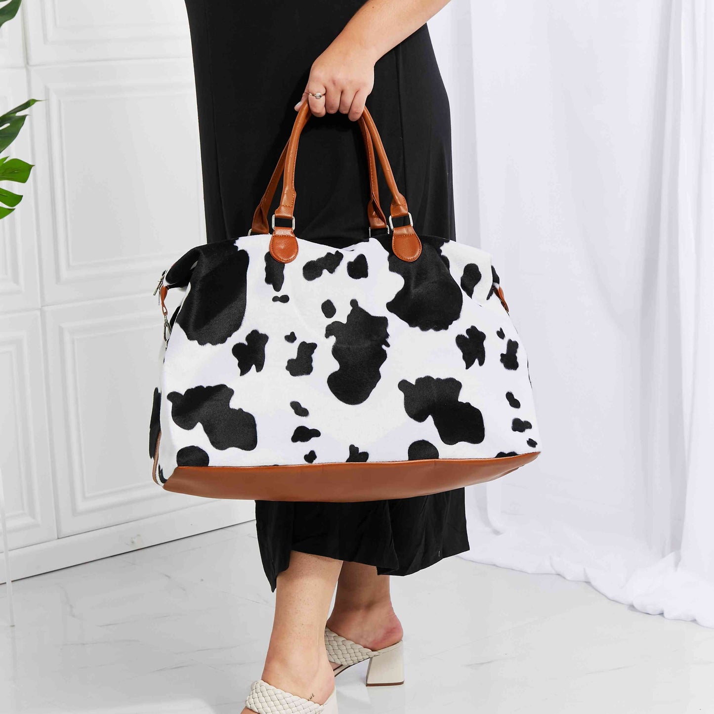 Animal Print Plush Weekender Bag - Drazelle Store