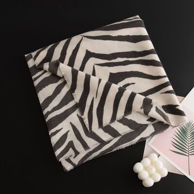 Animal Print Polyester Scarf - Drazelle Sore