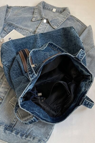 Denim Tote Bag - Drazelle Store