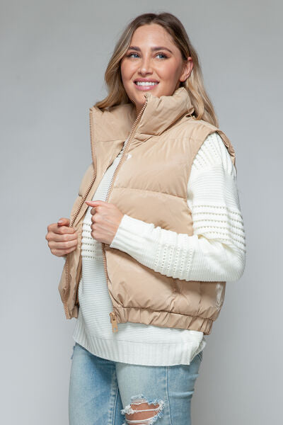 Snobbish Fine Fur Lining Quilted Vest - Drazelle Store