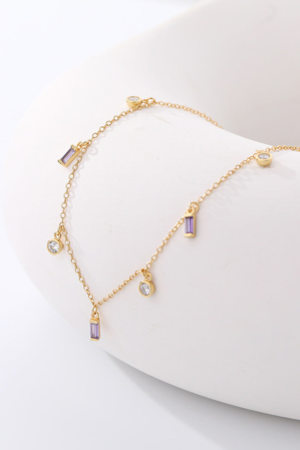 18K Gold Plated Multi-Charm Chain Necklace - Drazelle Store