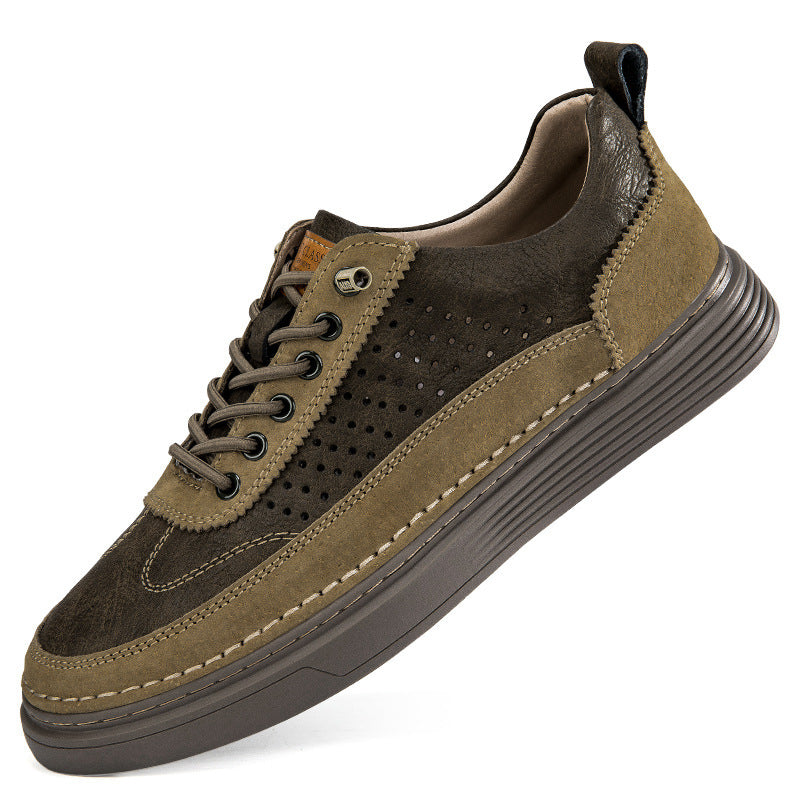 Thin Perforated Sports Sneakers - Drazelle Store