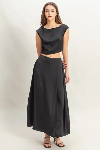HYFVE Sleeveless Top and Maxi Skirt Set - Drazelle Store