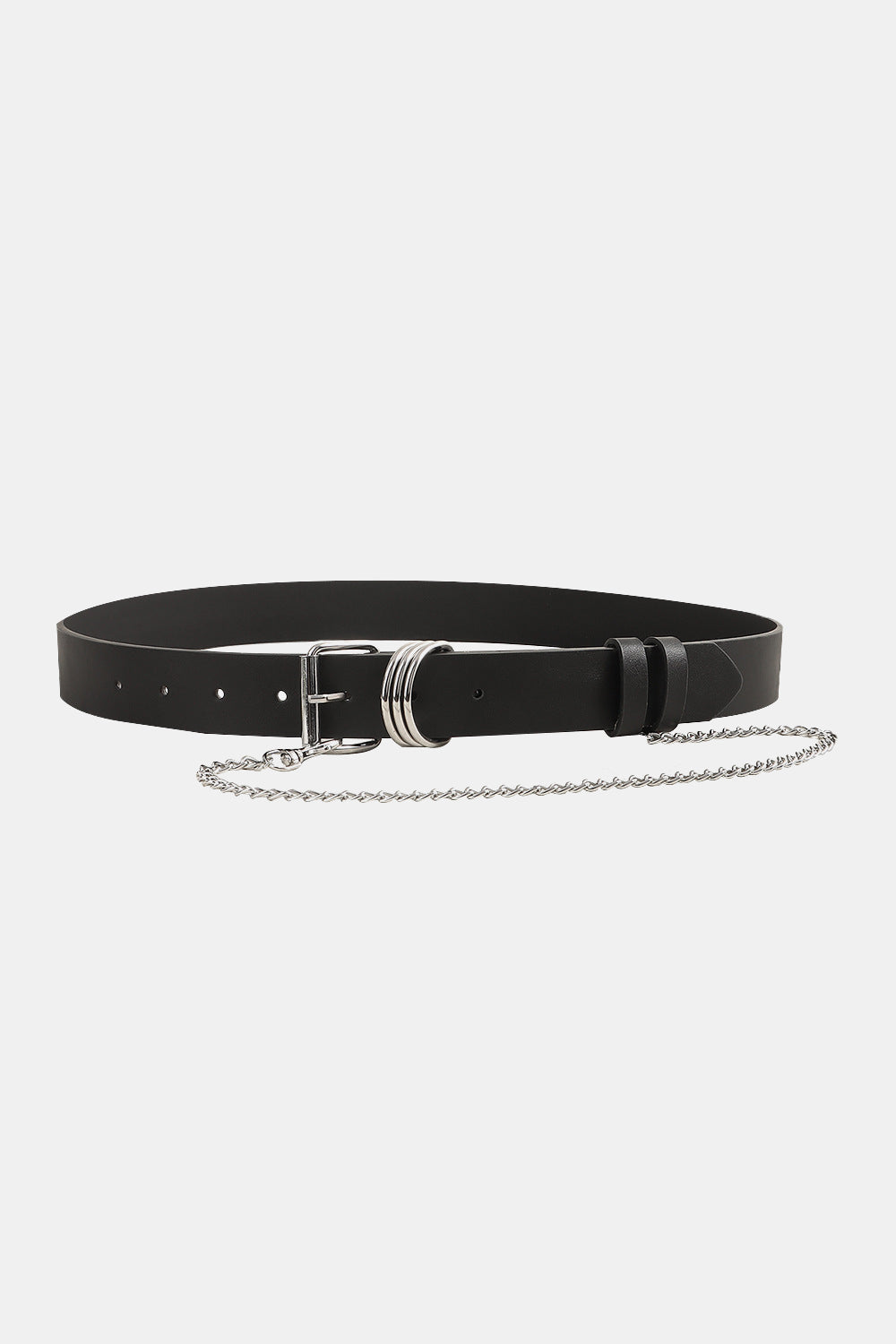 PU Leather Alloy Chain Belt - Drazelle Store