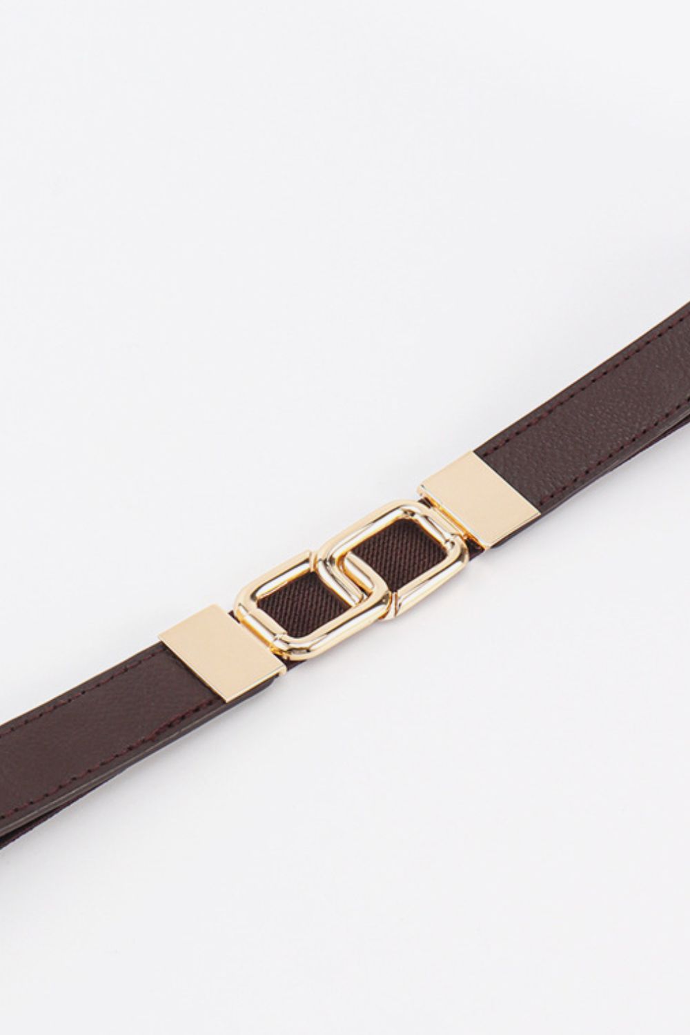 Geometric Double Buckle Elastic Belt - Drazelle Store