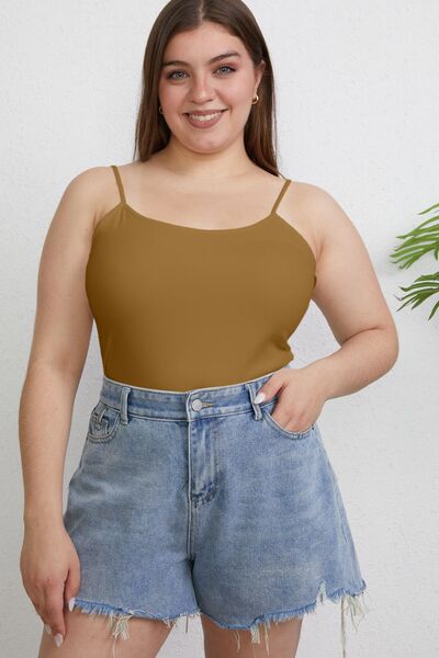 Basic Bae Full Size Round Neck Slim Cami - Drazelle Store