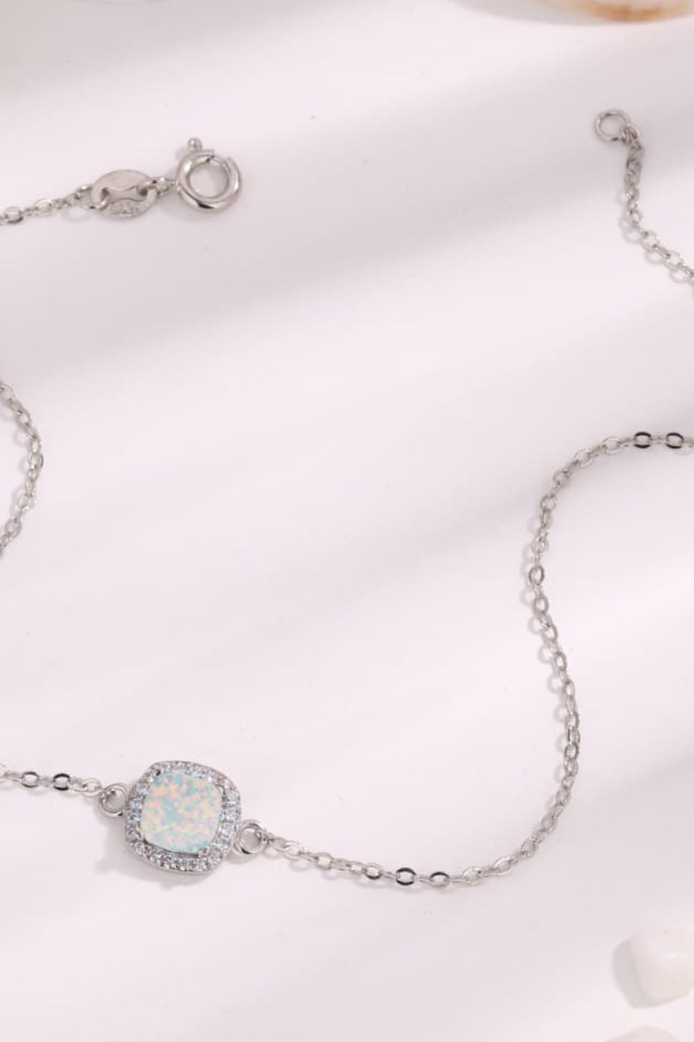 Opal Platinum-Plated Bracelet - Drazelle Store