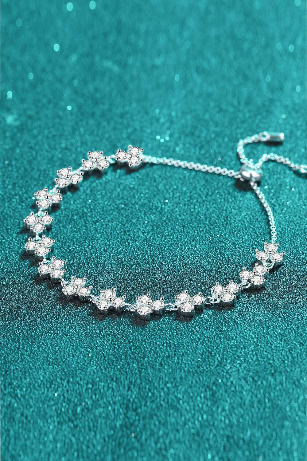 Adjustable Moissanite Bracelet - Drazelle Store