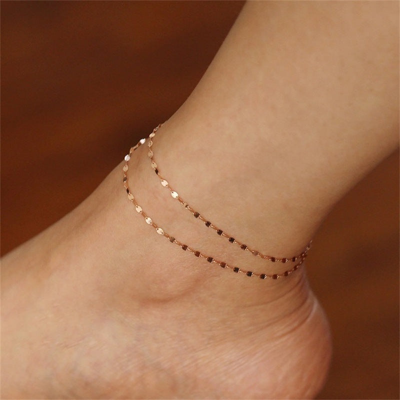 Non-fading Women's Stainless Steel Anklets - Drazelle Store