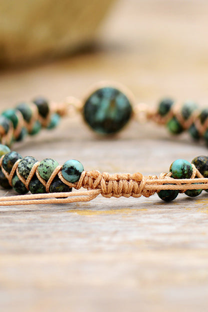 Handmade Beaded Copper Bracelet - Drazelle Store