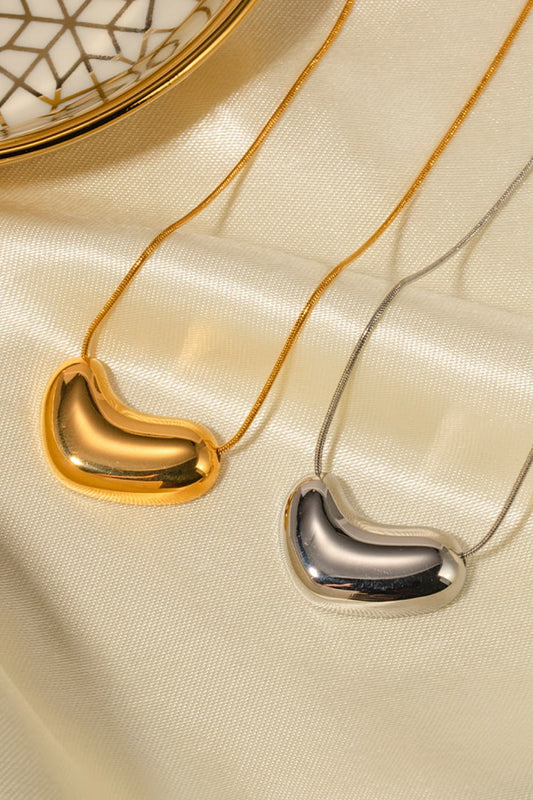 Heart Shape Pendant Necklace - Drazelle Store