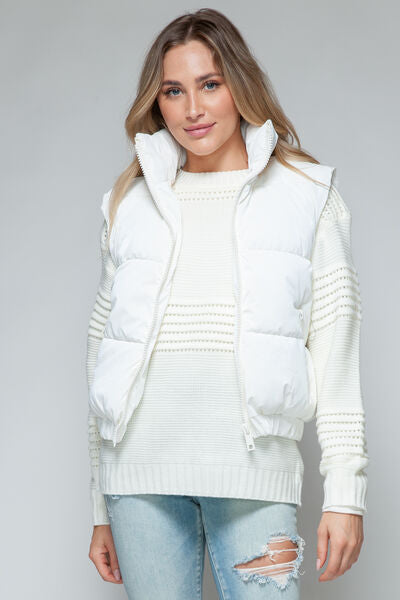 Snobbish Fine Fur Lining Quilted Vest - Drazelle Store