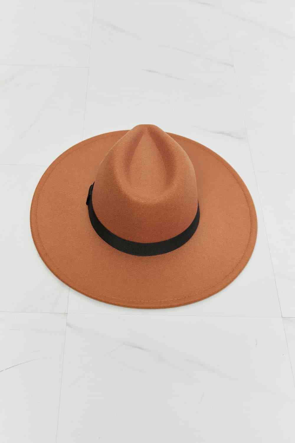 Fame Enjoy The Simple Things Fedora Hat - Drazelle Store