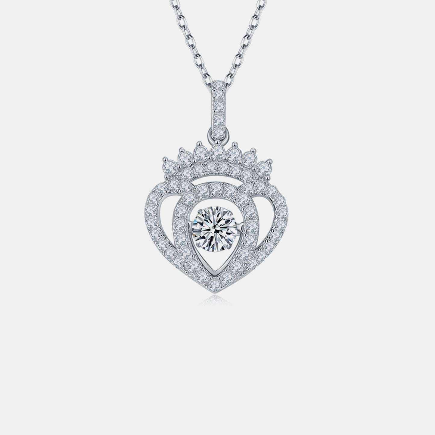 Moissanite 925 Sterling Silver Necklace - Drazelle Store