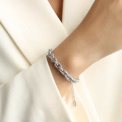 Titanium Steel Chain Bracelet - Drazelle Store