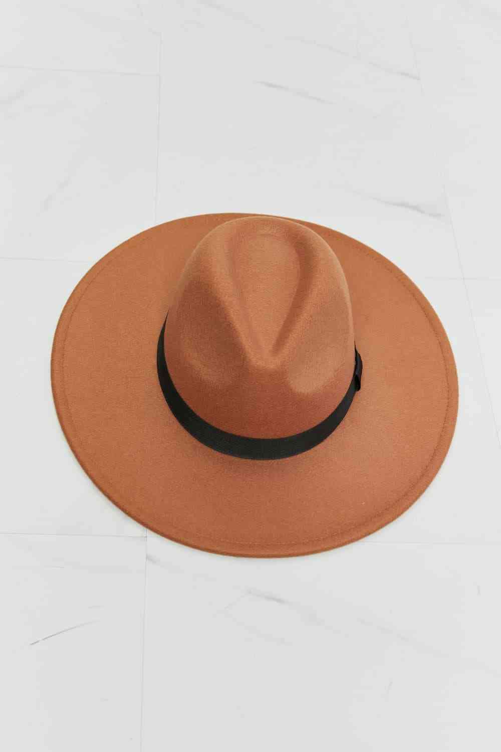 Fame Enjoy The Simple Things Fedora Hat - Drazelle Store