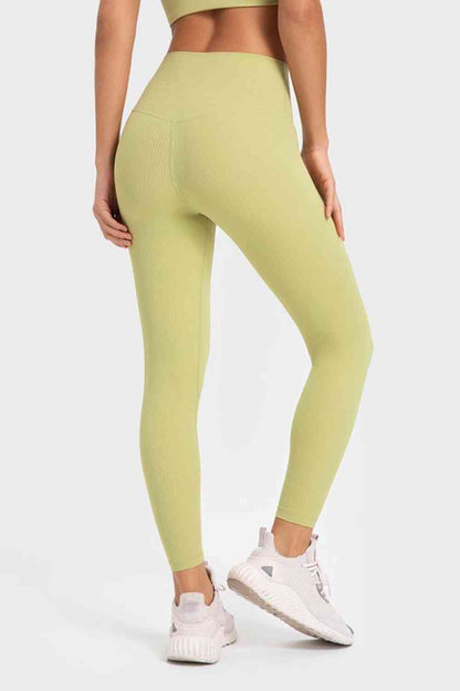 Millennia Highly Stretchy Wide Waistband Yoga Leggings - Drazelle Store