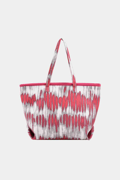 Pattern Ink Gradient Color Shoulder Carrying Tote Bag - Drazelle Store