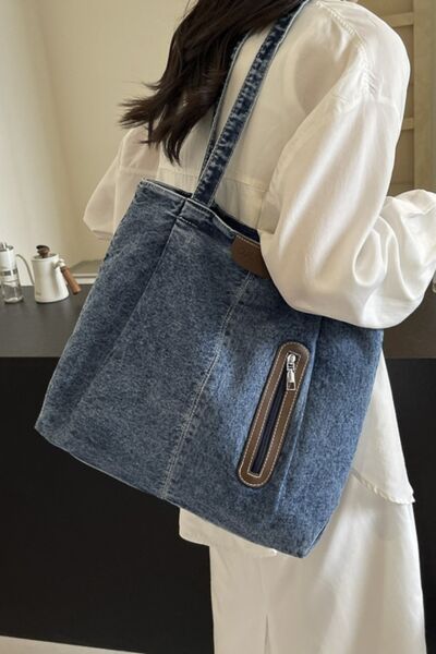 Denim Tote Bag - Drazelle Store